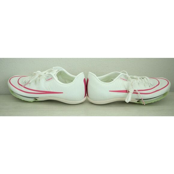 Nike DH5359-100 Men's Size 10.5 White/Pink Air Zoom Maxfly Track Spikes - Picture 11 of 11